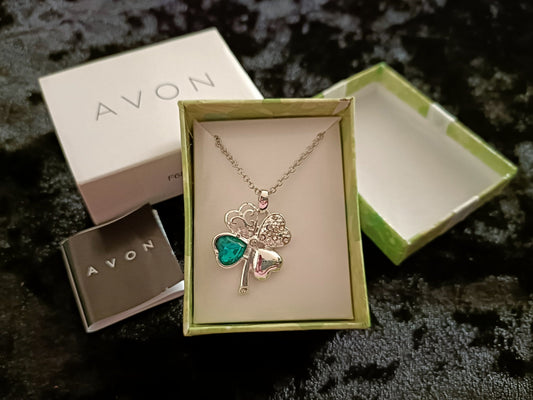 Avon Four Leaf Clover Necklace