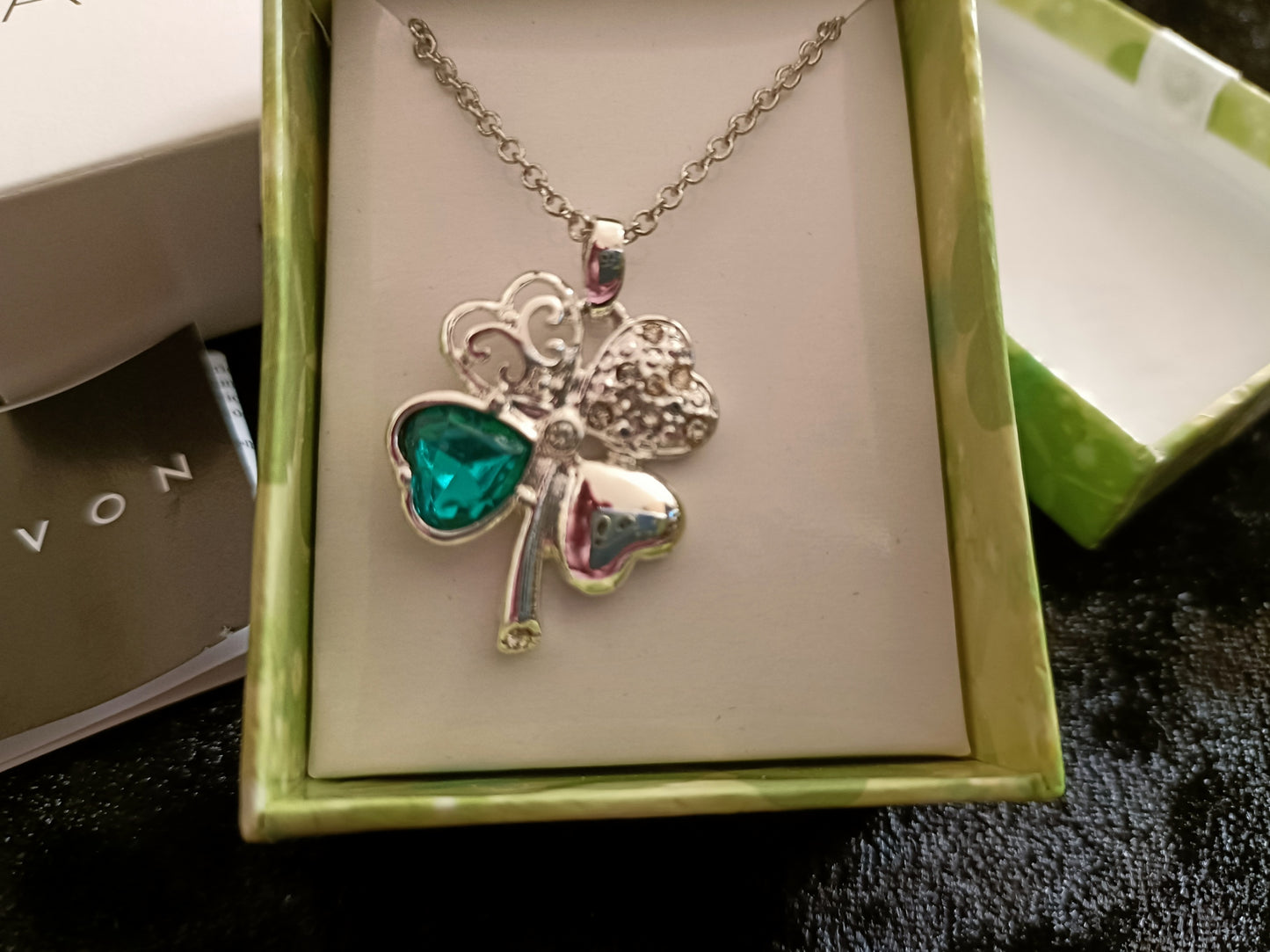 Avon Four Leaf Clover Necklace