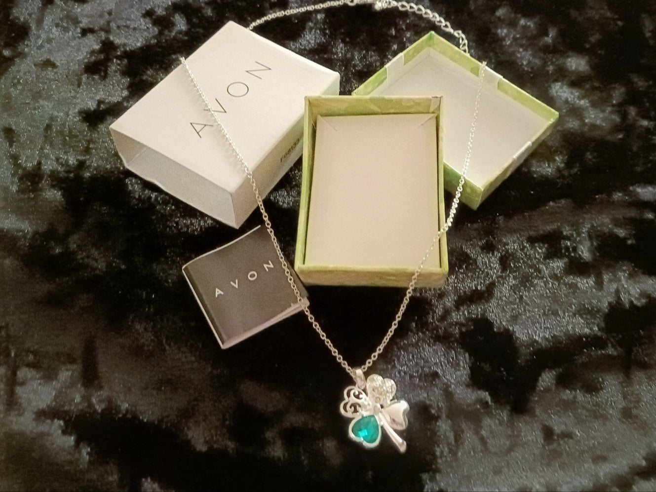 Avon Four Leaf Clover Necklace
