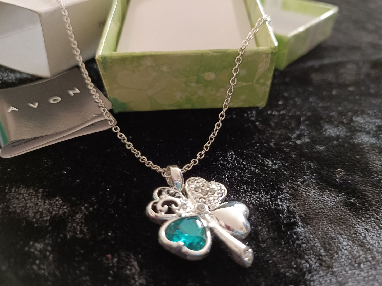Avon Four Leaf Clover Necklace