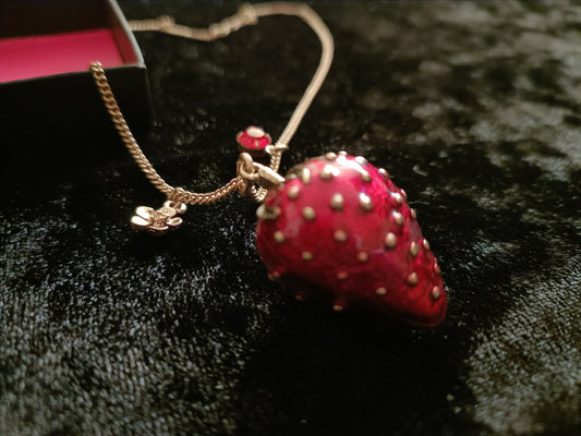 Avon Tory Strawberry Necklace