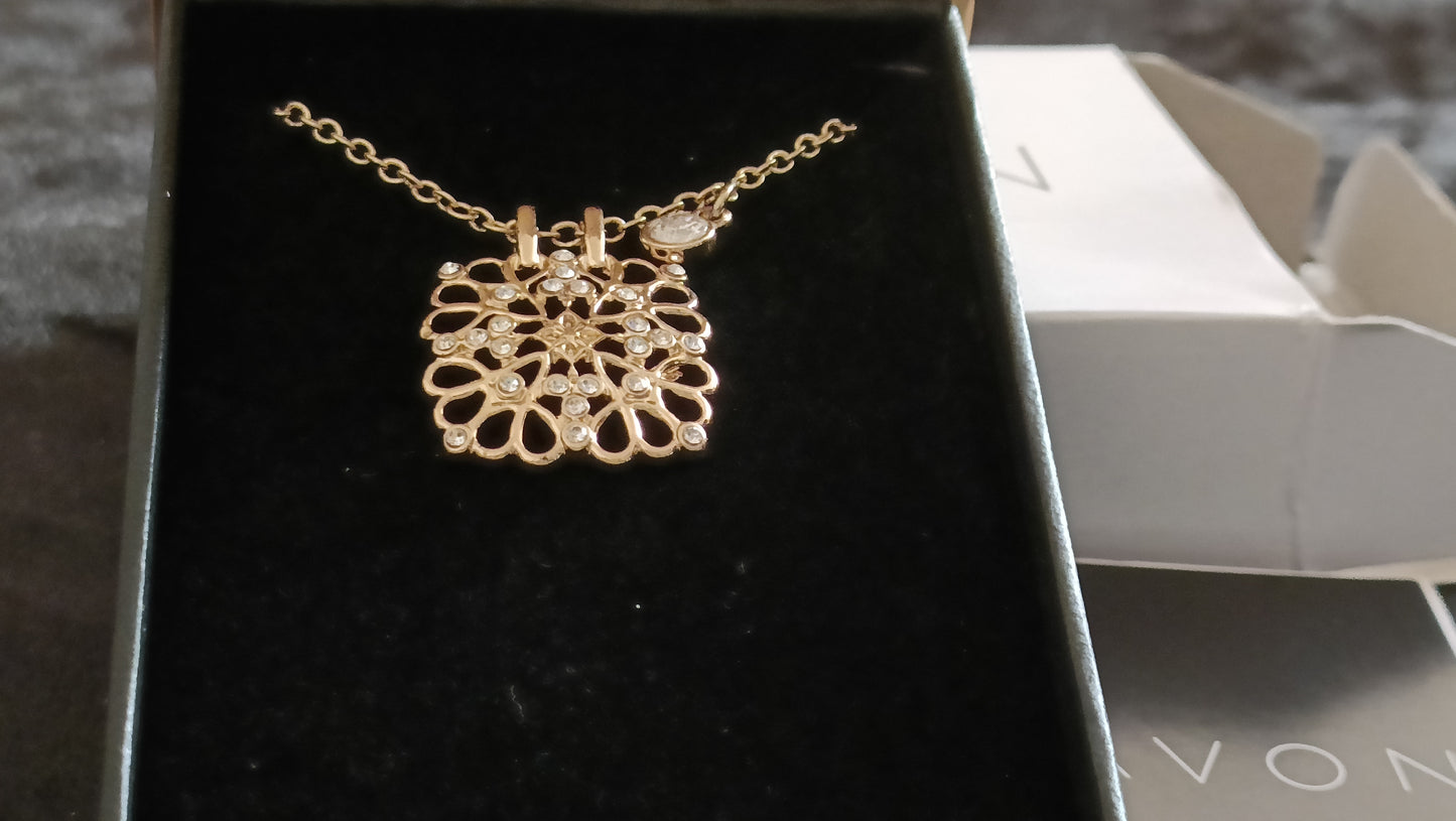 Avon Signature Collection Square Pendant