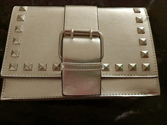 Silver Shoulder Bag