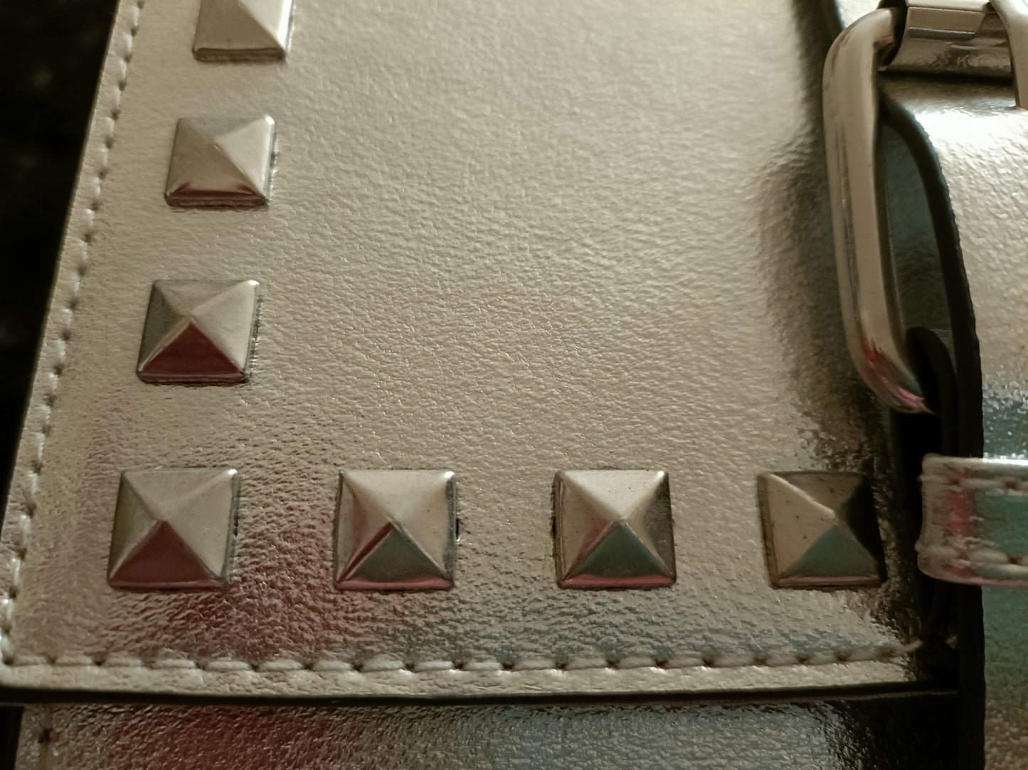 Silver Shoulder Bag