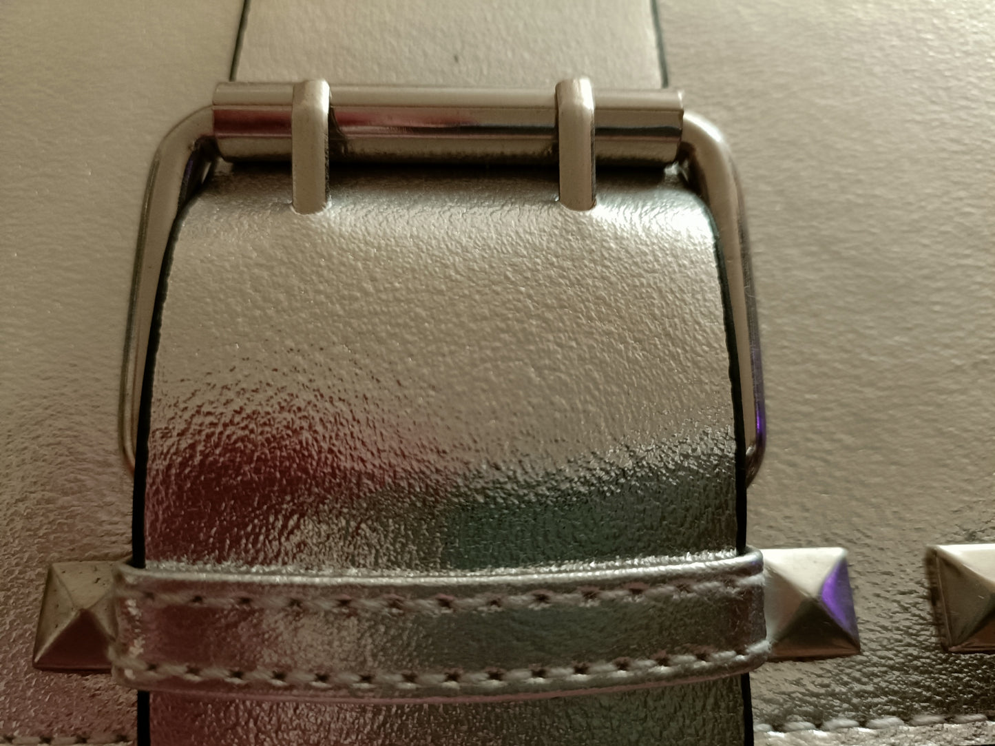 Silver Shoulder Bag