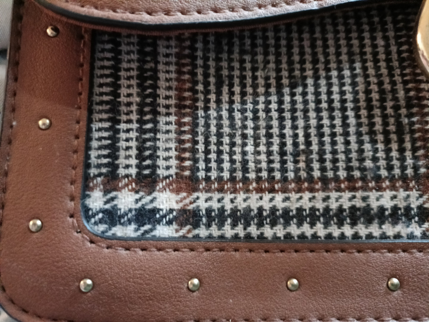 Plaid Shoulder Bag