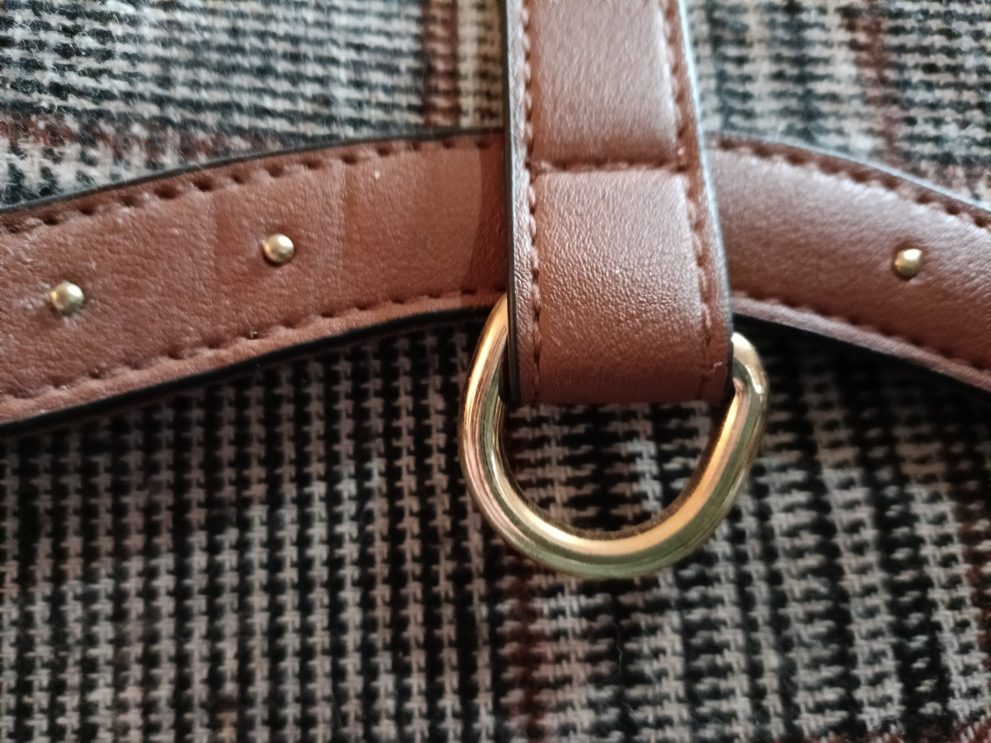 Plaid Shoulder Bag
