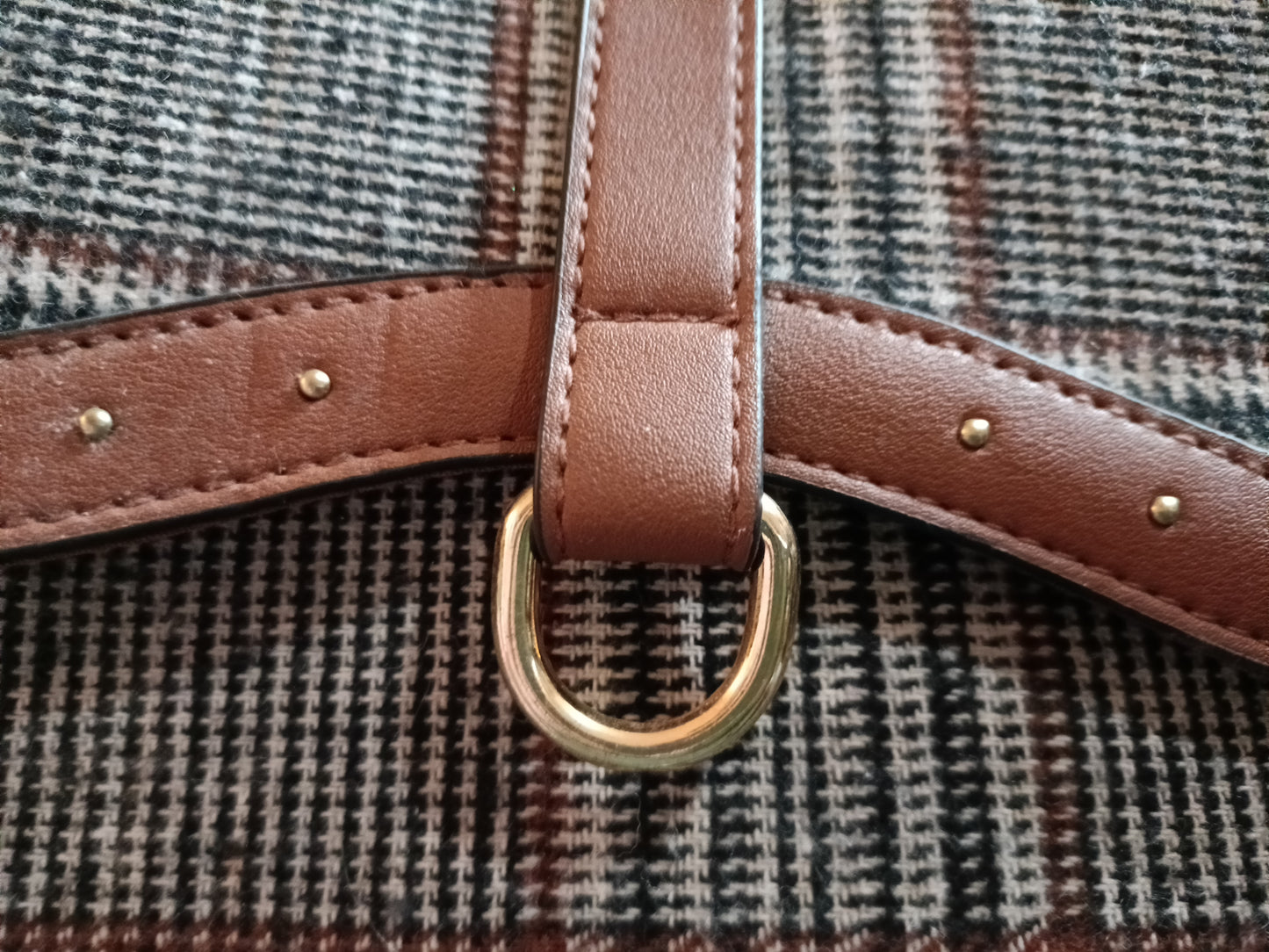 Plaid Shoulder Bag