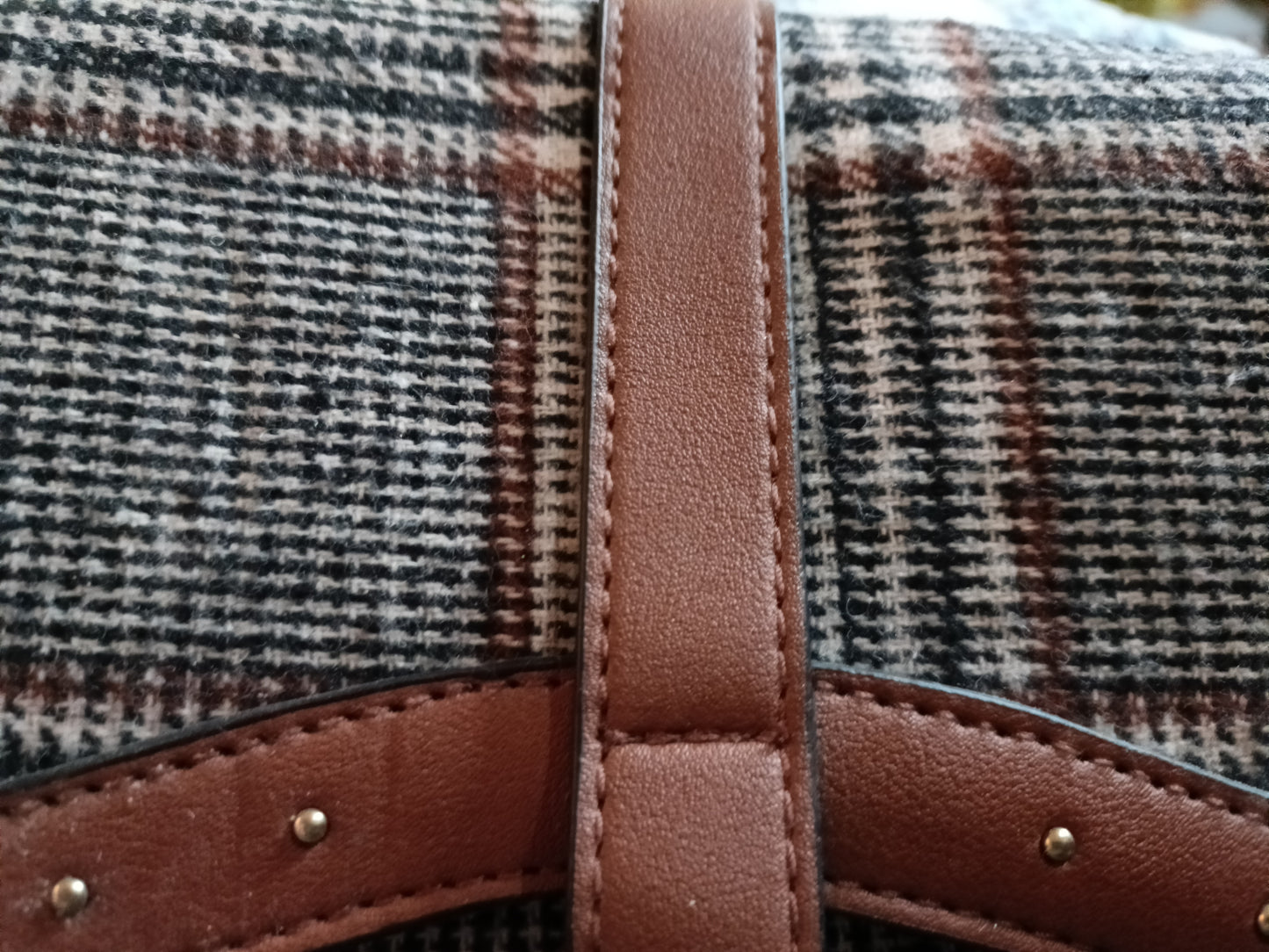 Plaid Shoulder Bag