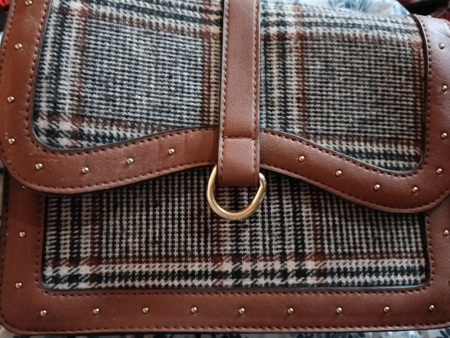 Plaid Shoulder Bag