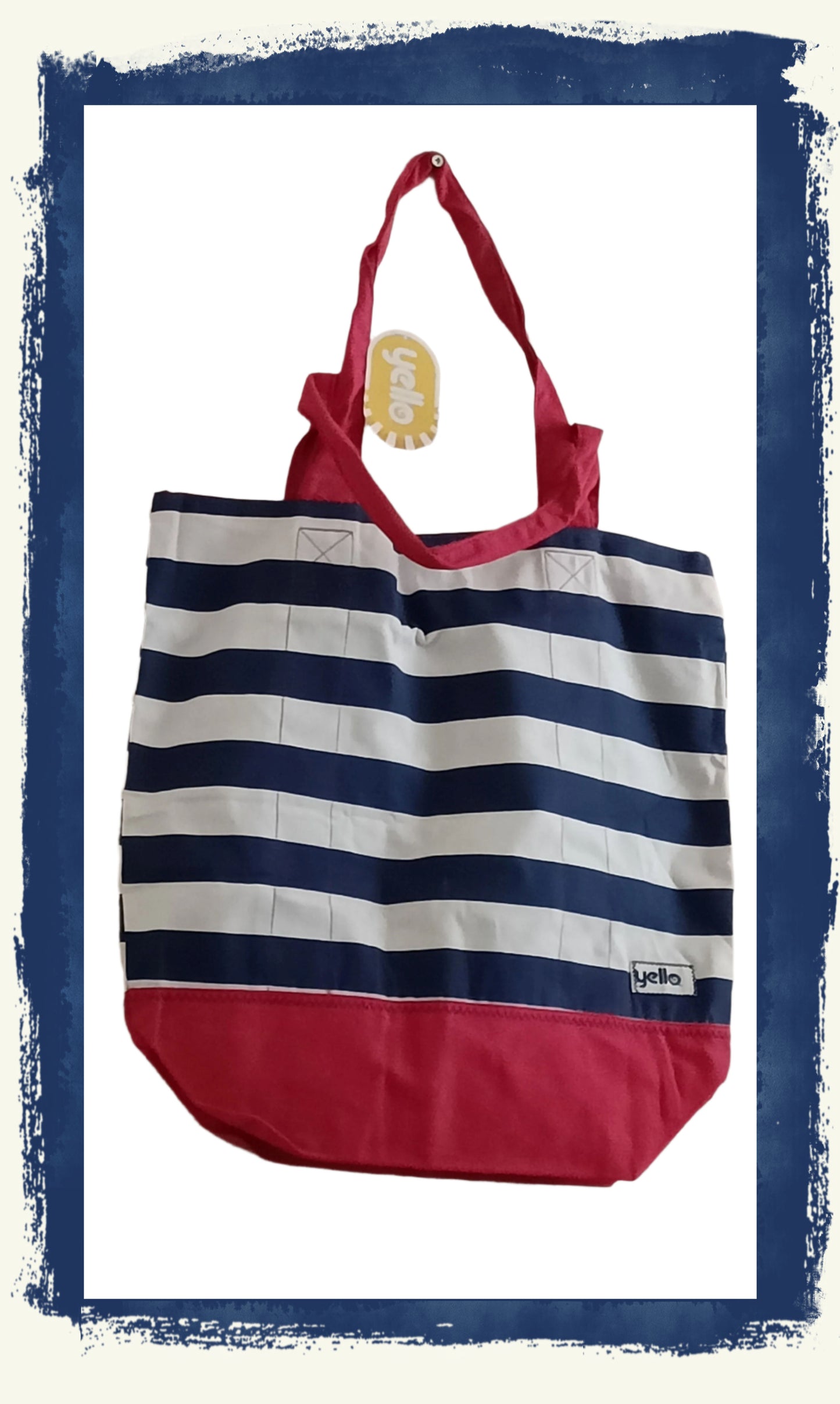 Striped Beach Bag