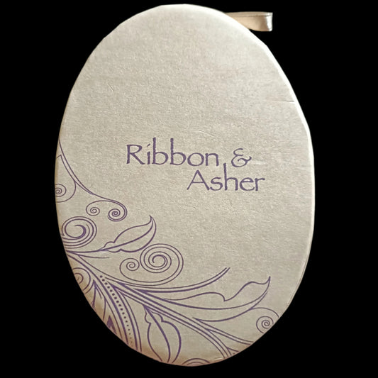 Ribbon & Asher Faux Pearl Necklace and Earring Set