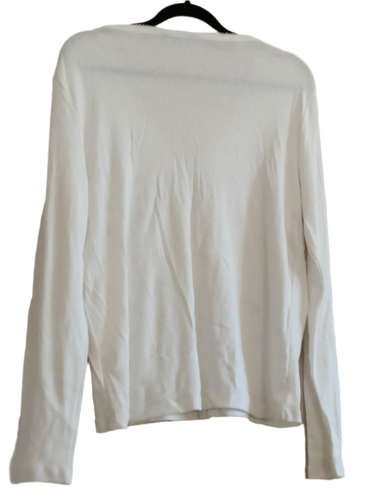 M & S cardigan with embroidered flowers