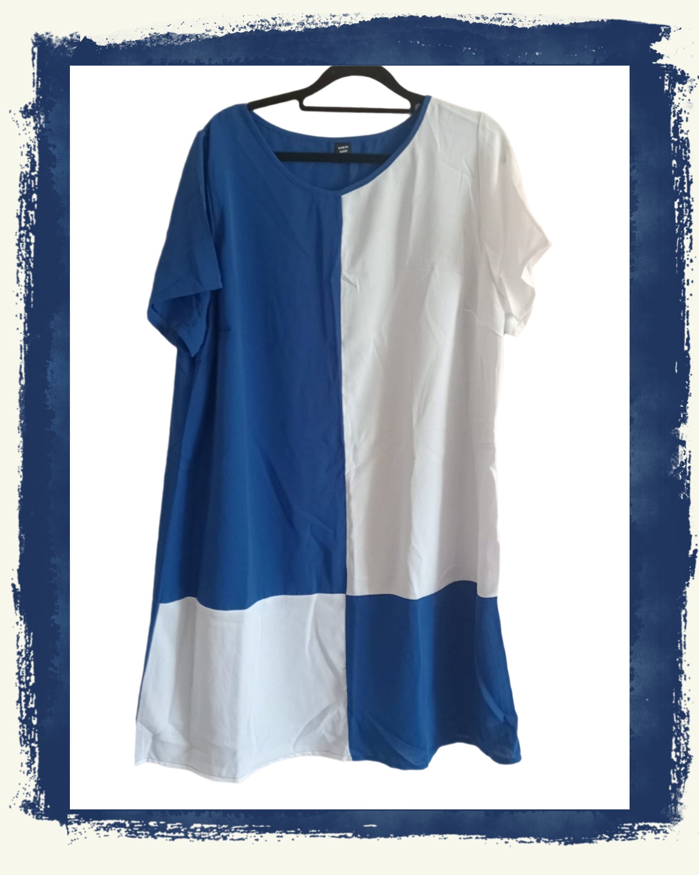 Sixties Style Block Colour Dress