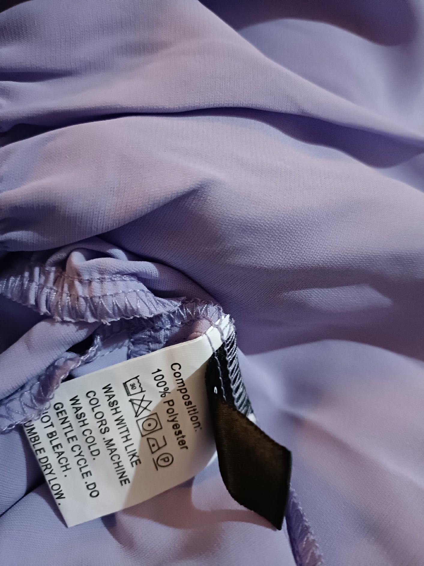 Lilac Strappy Dress with Frill Detail