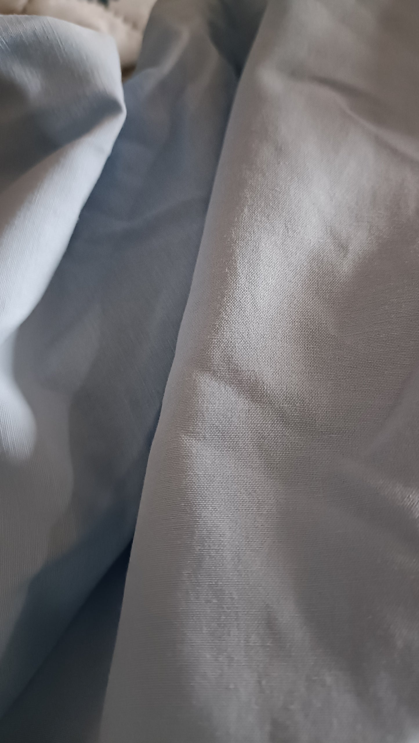 Light Blue Crop Shirt