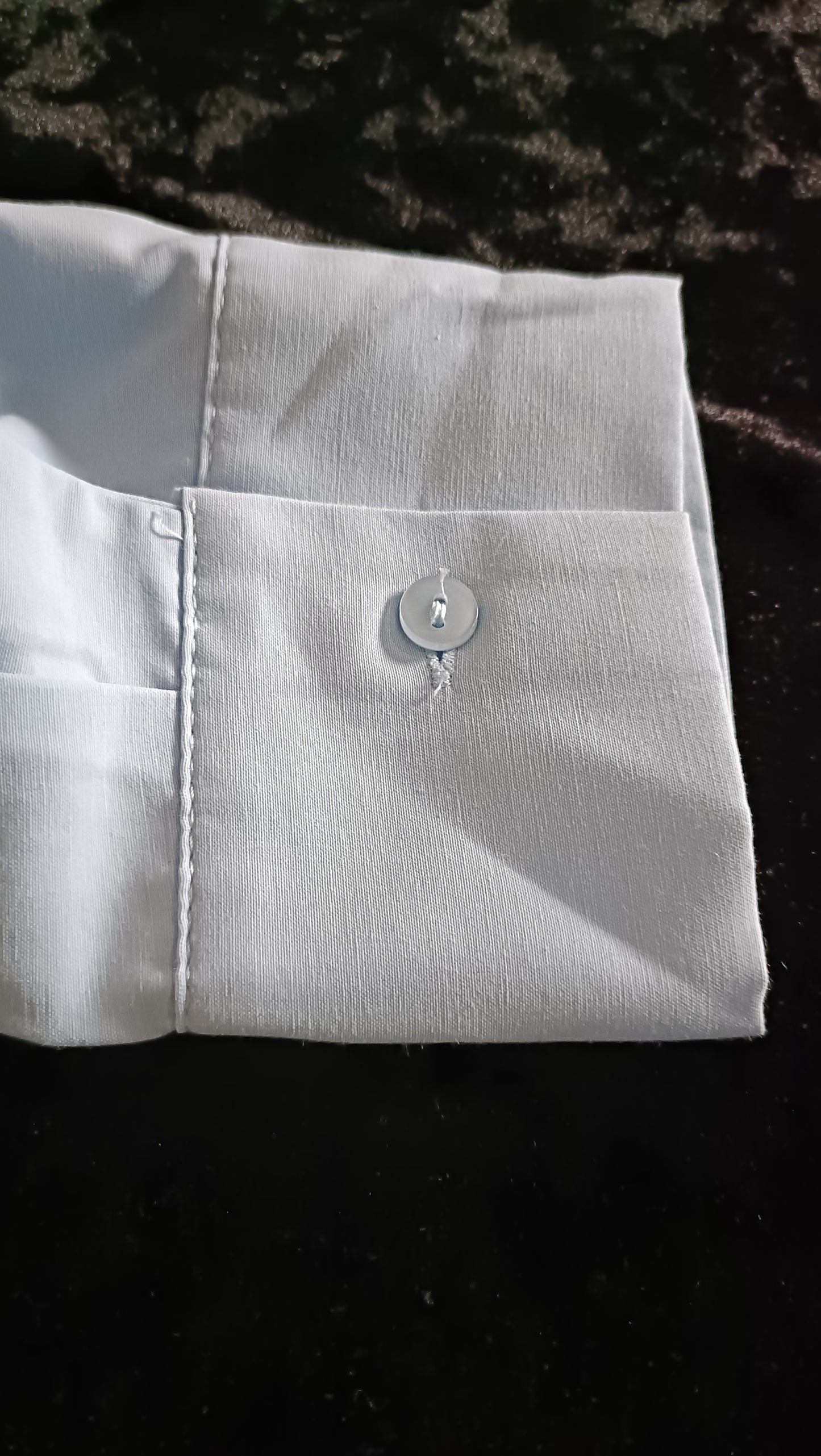 Light Blue Crop Shirt