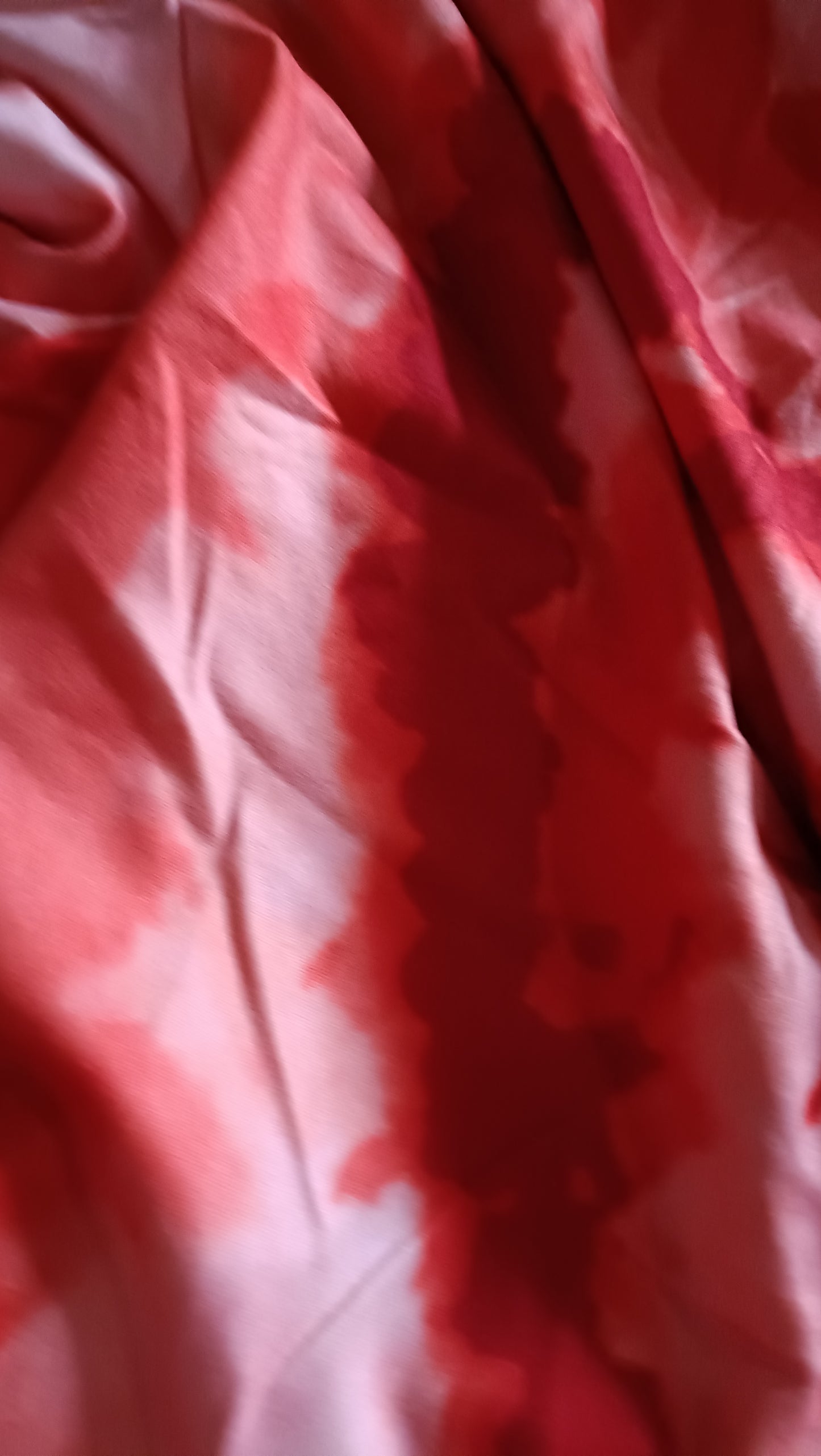 Orange/Red Tie Dye Heart T Shirt