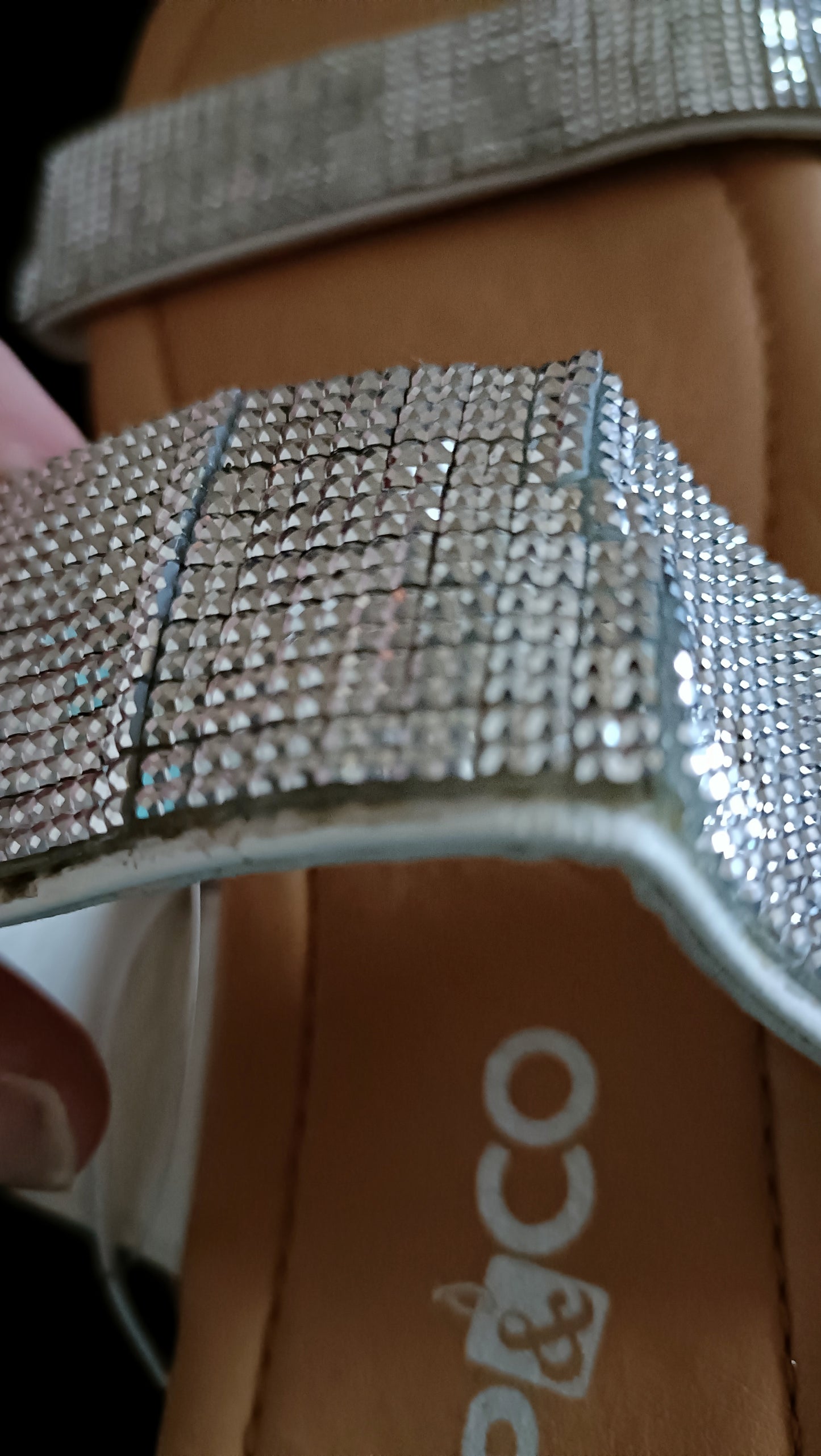 Silver Bling Slider Sandals
