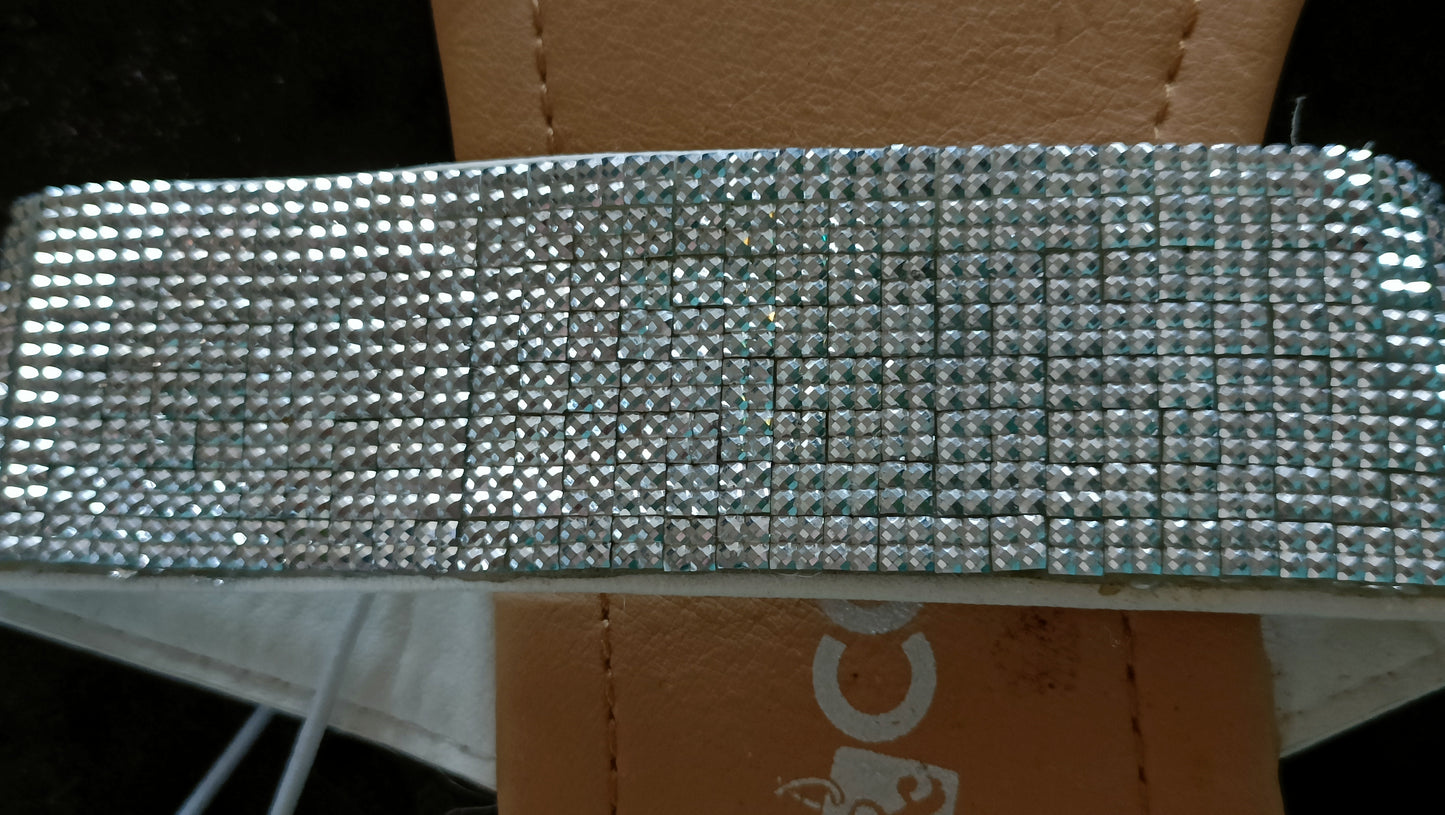 Silver Bling Slider Sandals