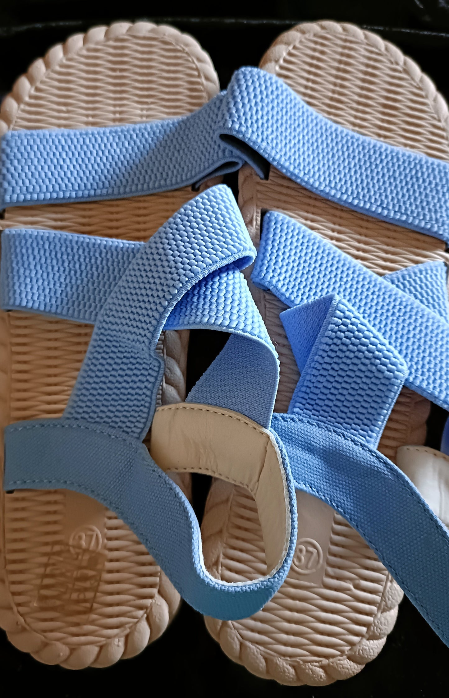 Elasticated Strappy Sandals