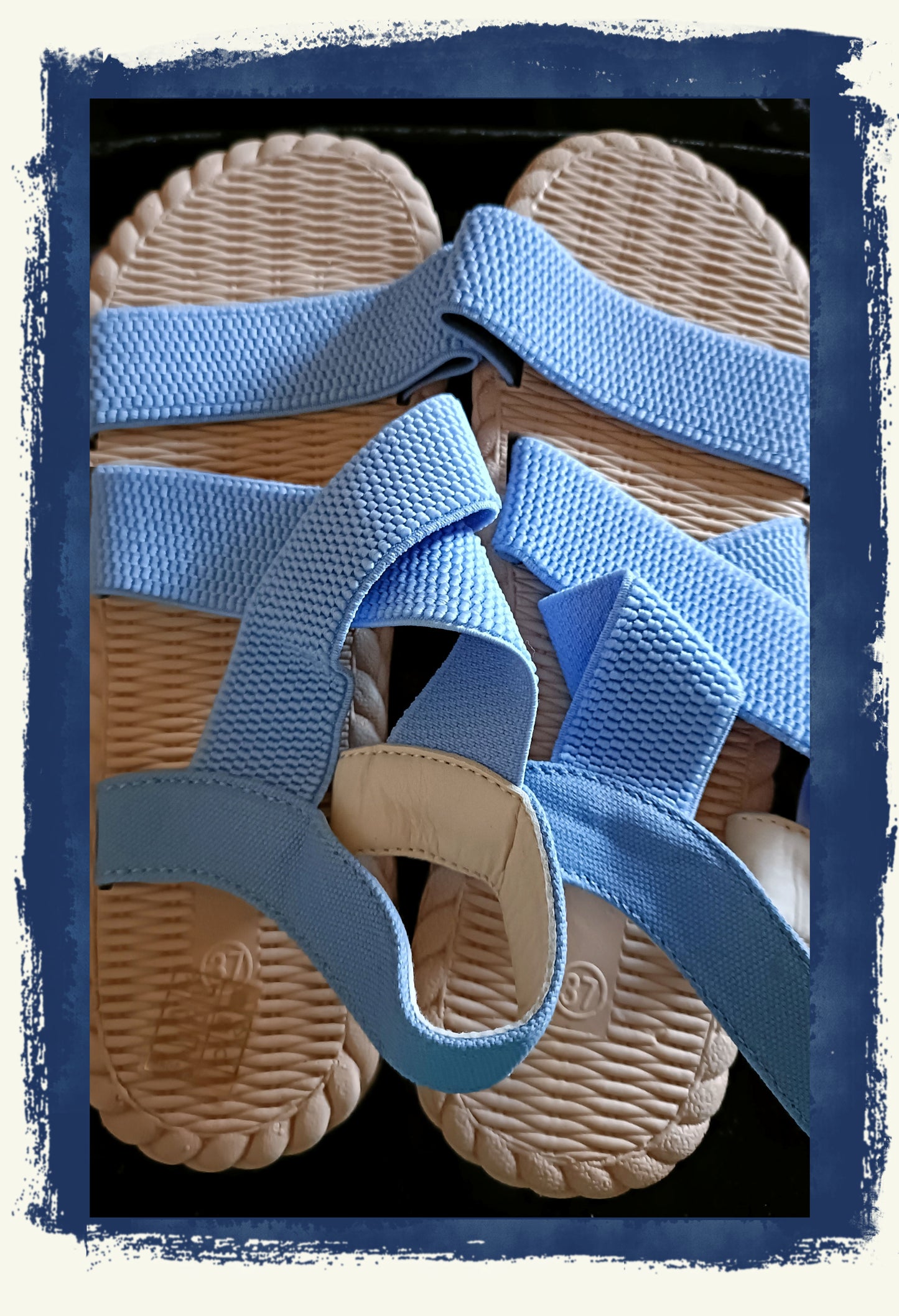 Elasticated Strappy Sandals