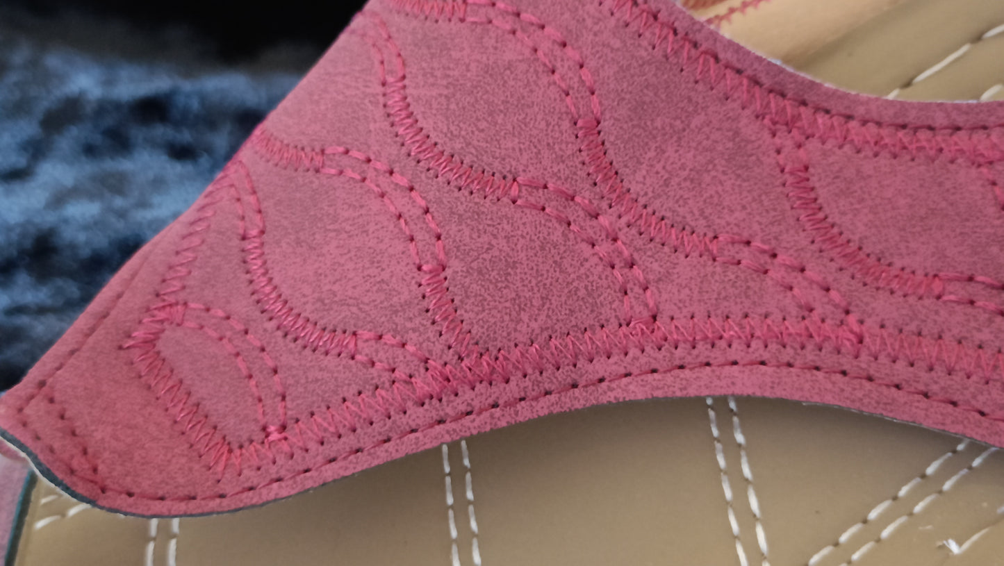 Dark Red/Wine Toe Post Sandals