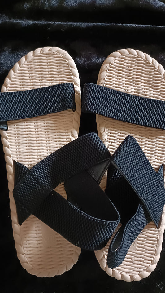 Elasticated Strappy Sandals