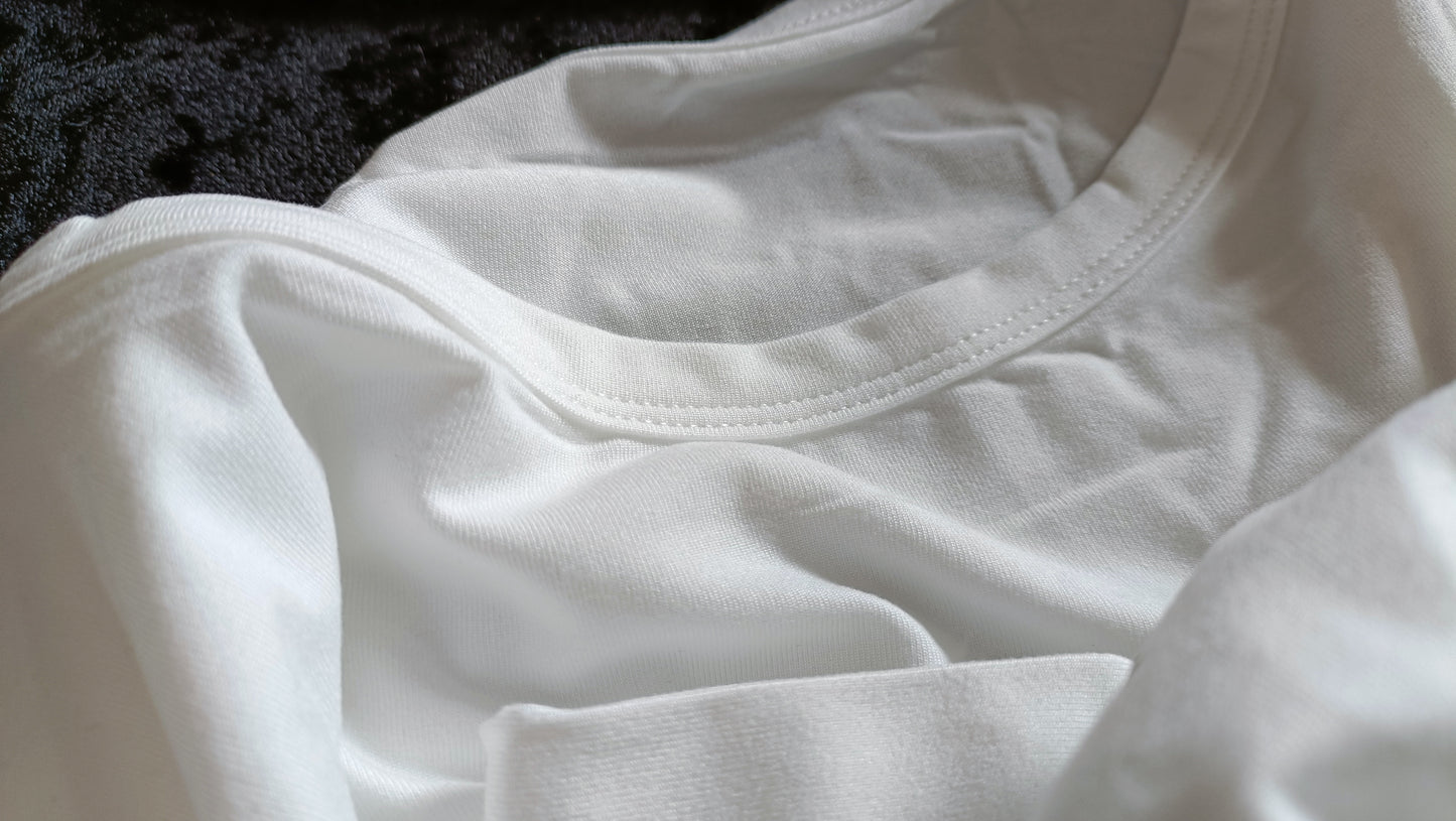 White Long Sleeve T Shirt with Star