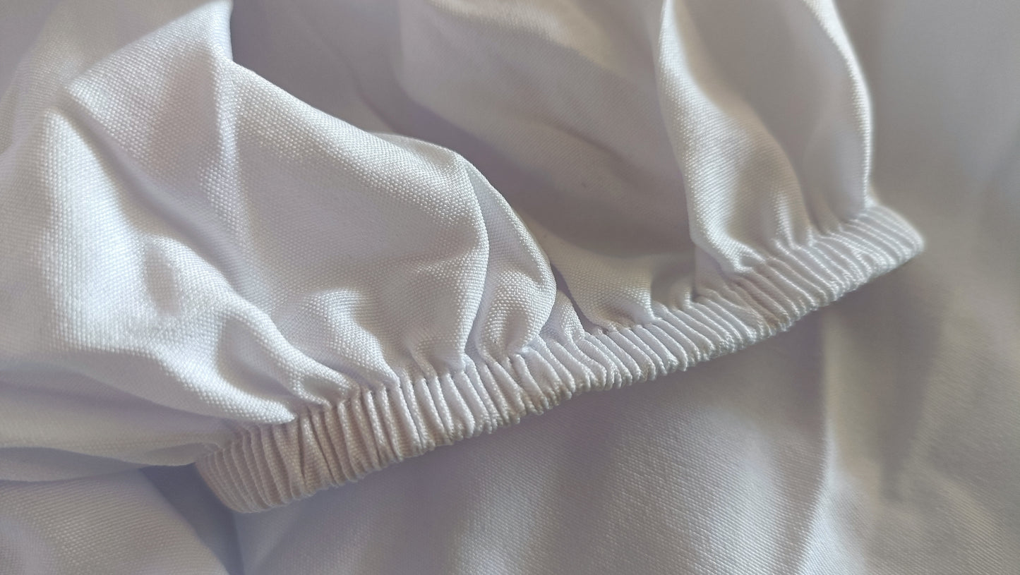 White Shirt/Blouse with Frill Collar
