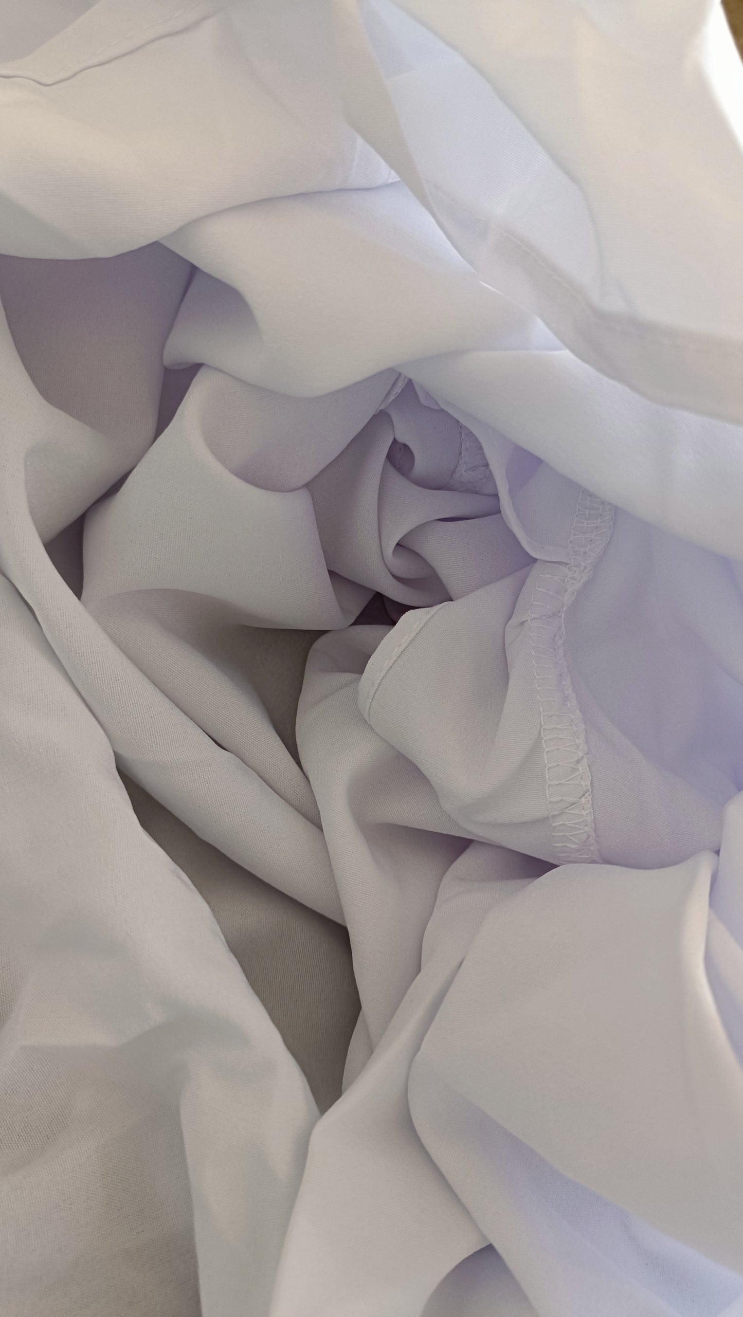 White Shirt/Blouse with Frill Collar