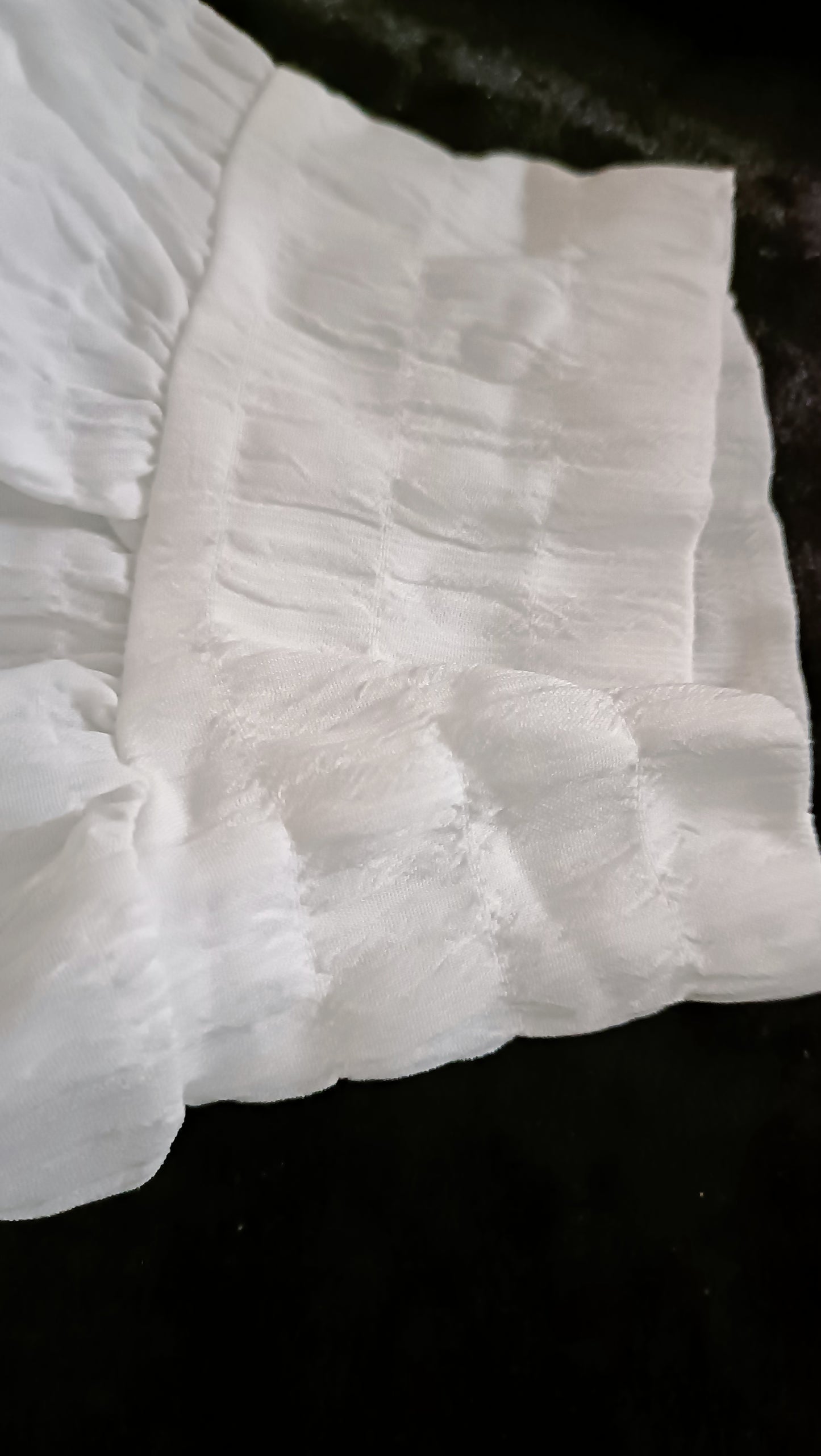 White Button Through Textured Shirt