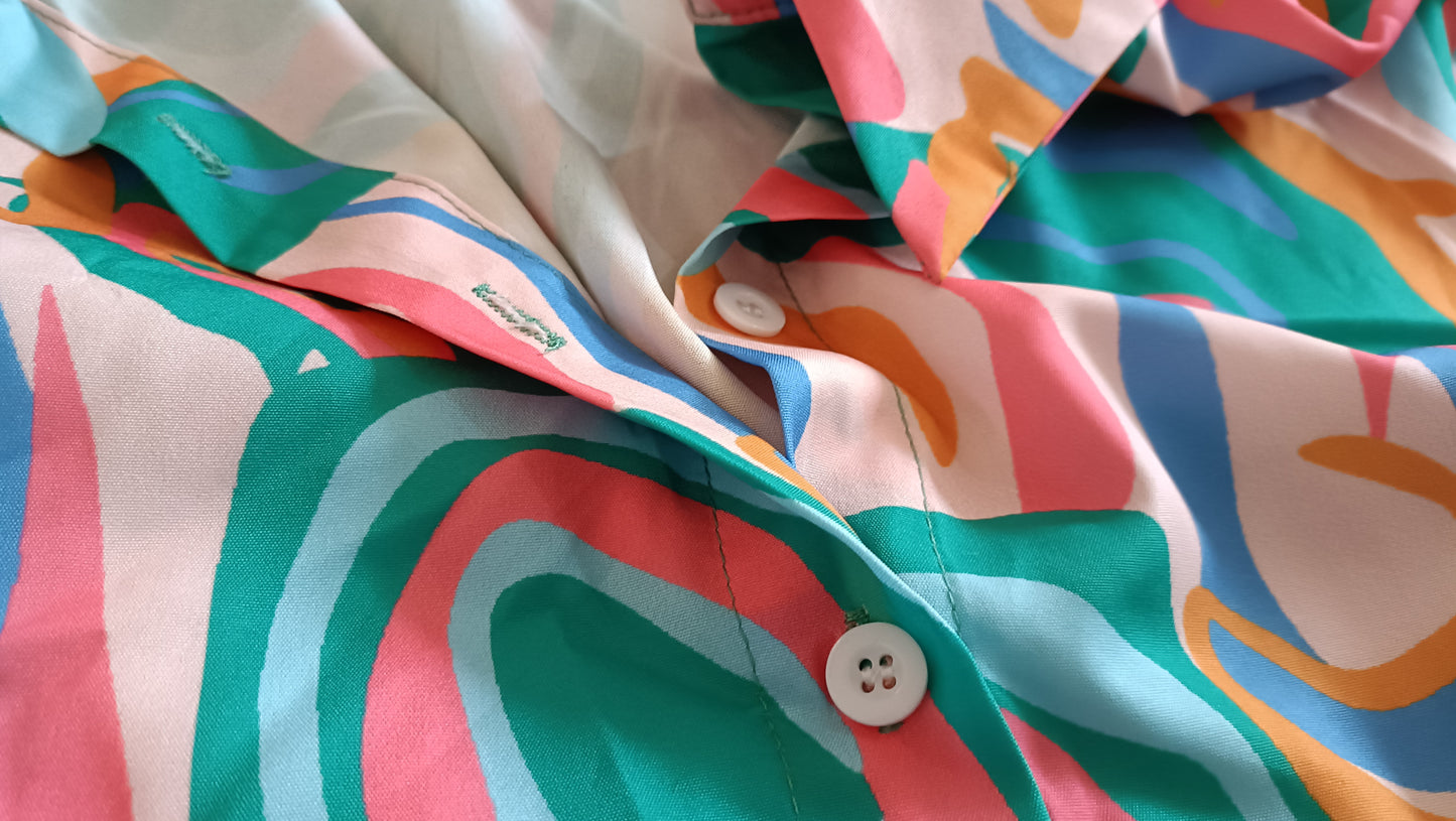 Multi Coloured Abstract Shirt