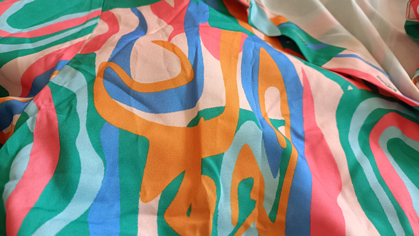 Multi Coloured Abstract Shirt