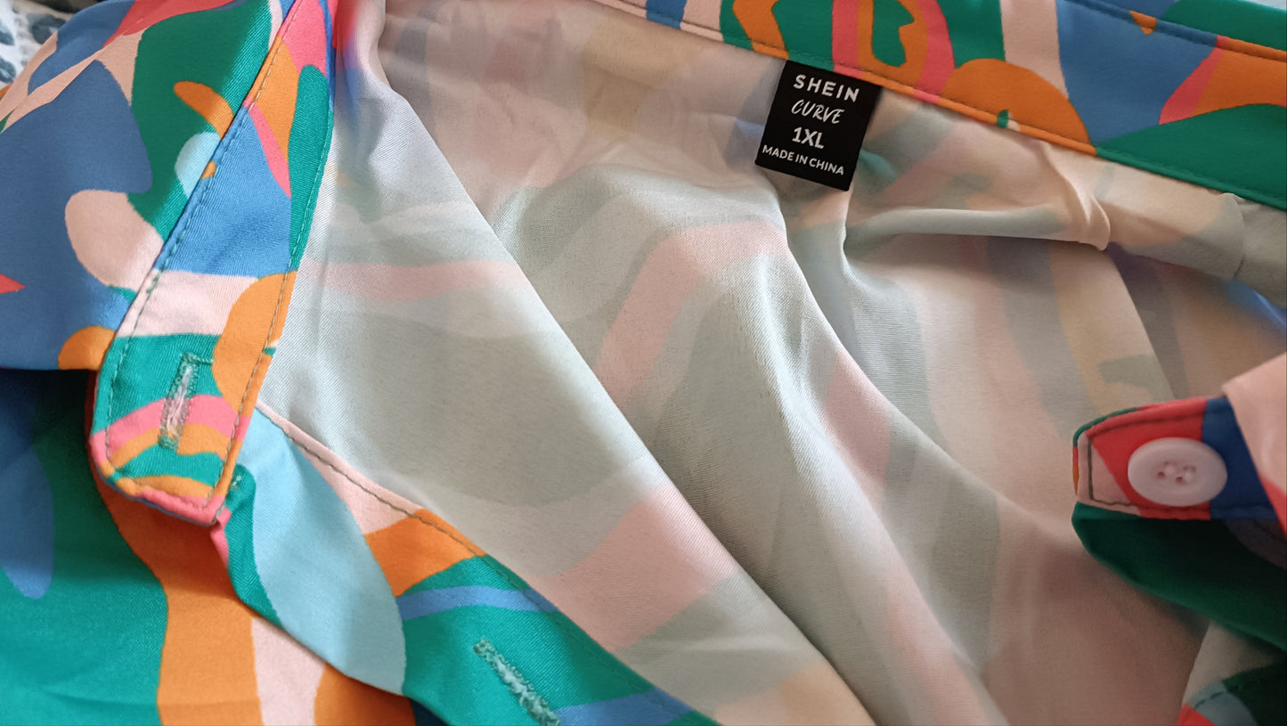 Multi Coloured Abstract Shirt