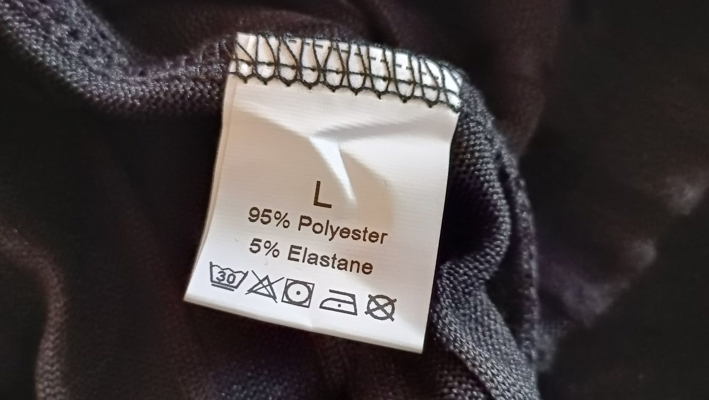 Black, White and Grey Block Stripe Half Zip Hoodie