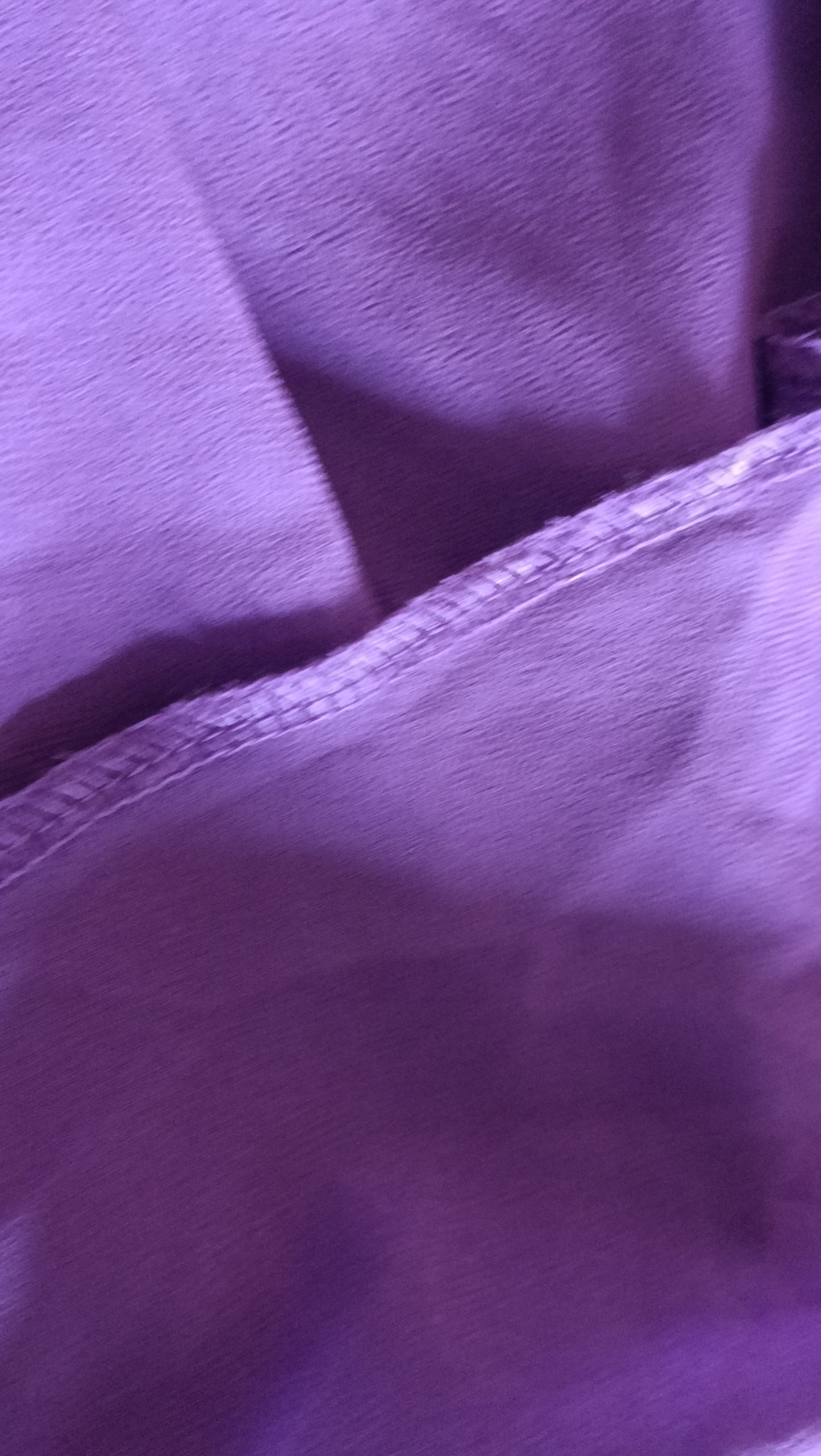 Purple Short Sleeve Layered Blouse