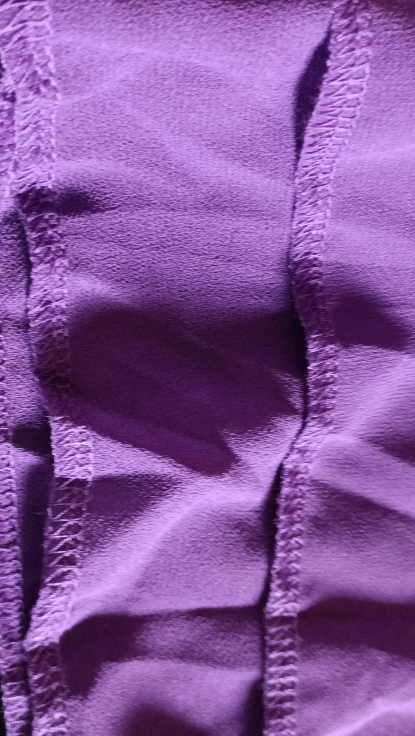 Purple Short Sleeve Layered Blouse