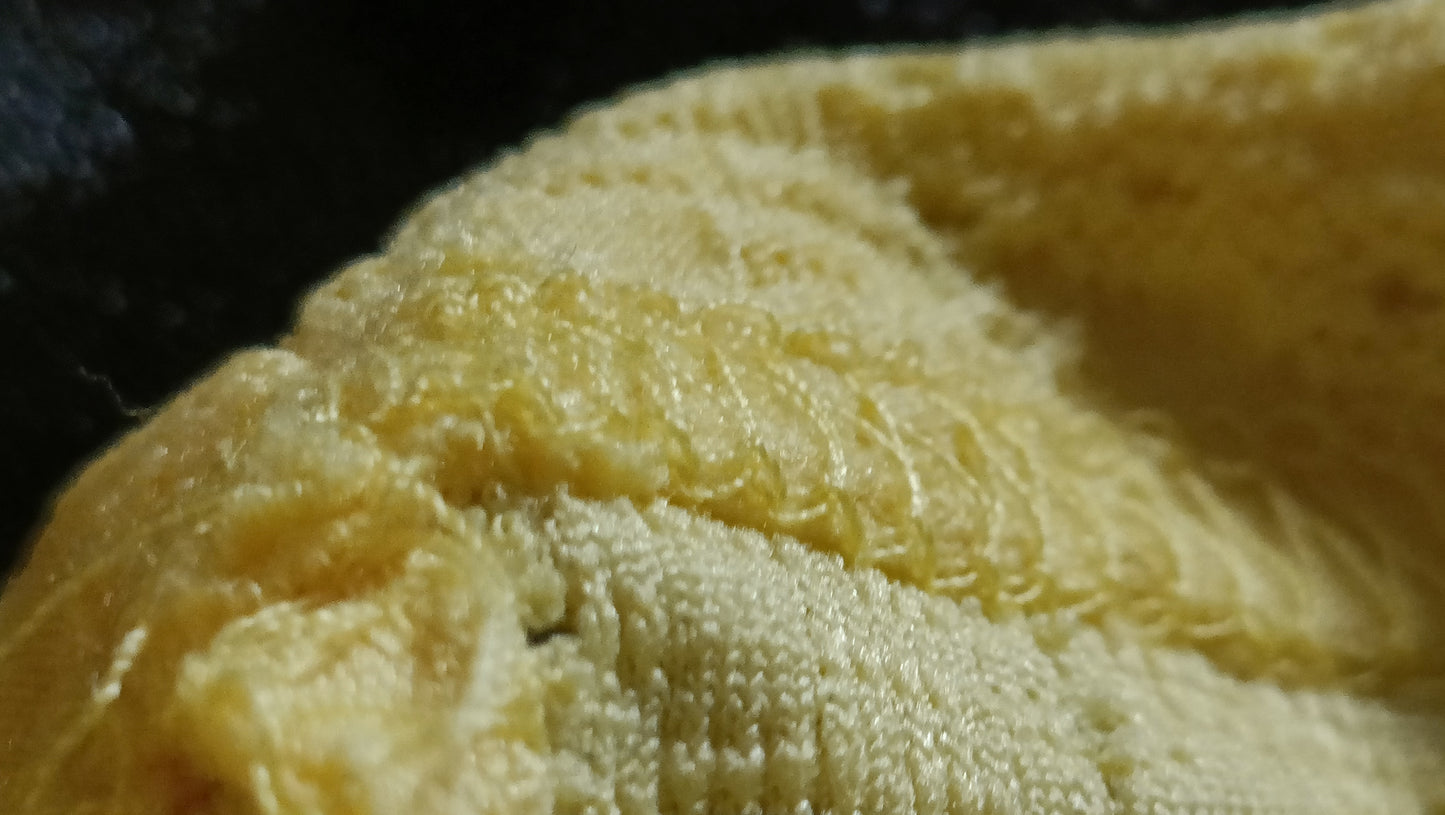 Vibrant Yellow Eyelet Embroidery Top with Tie Ruched Sleeve Detail