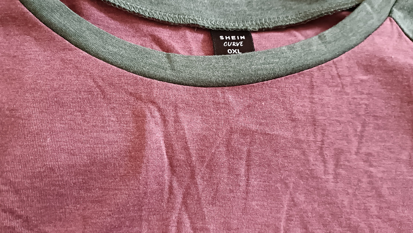 Elephant T-Shirt with Long Raglan Sleeves