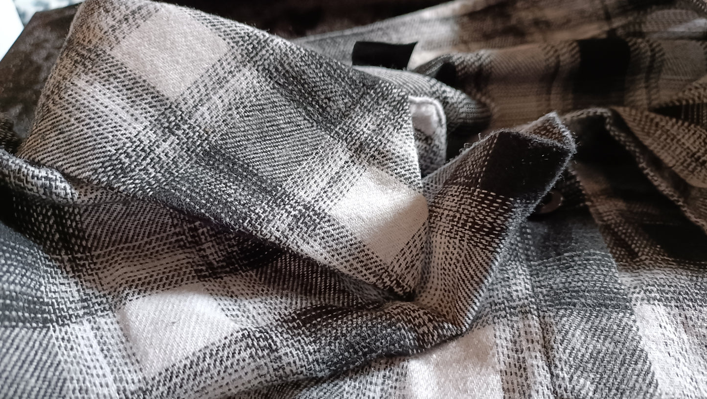 Black and White Check Shirt