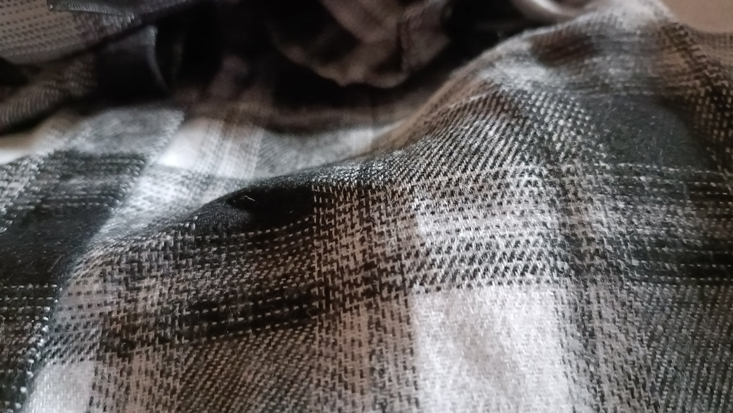 Black and White Check Shirt