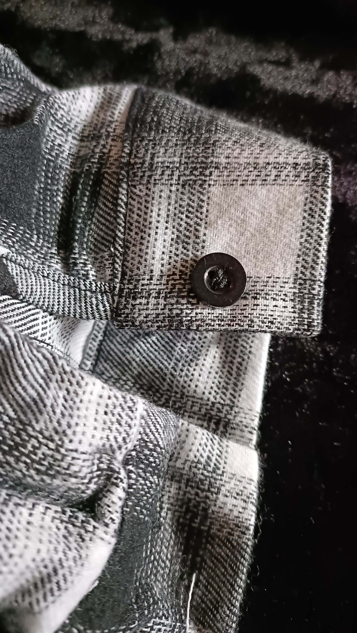 Black and White Check Shirt
