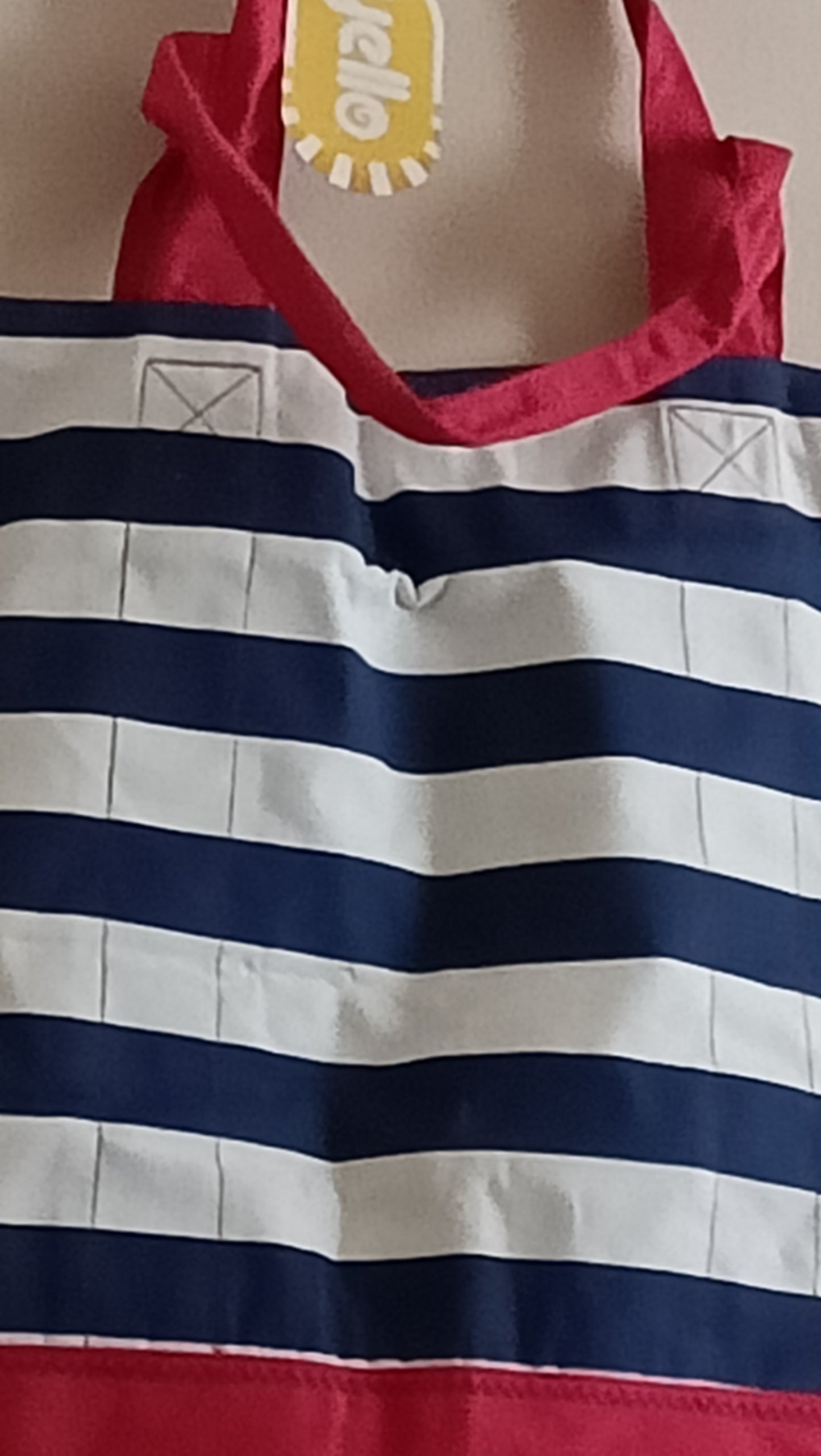 Striped Beach Bag