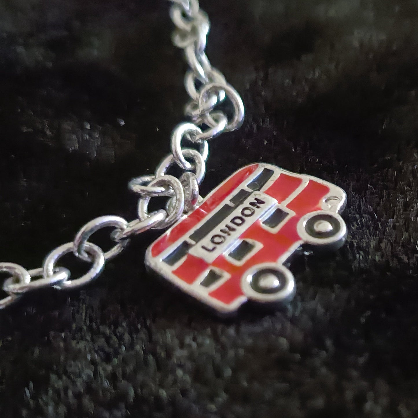 Avon Union Jack Charm Bracelet