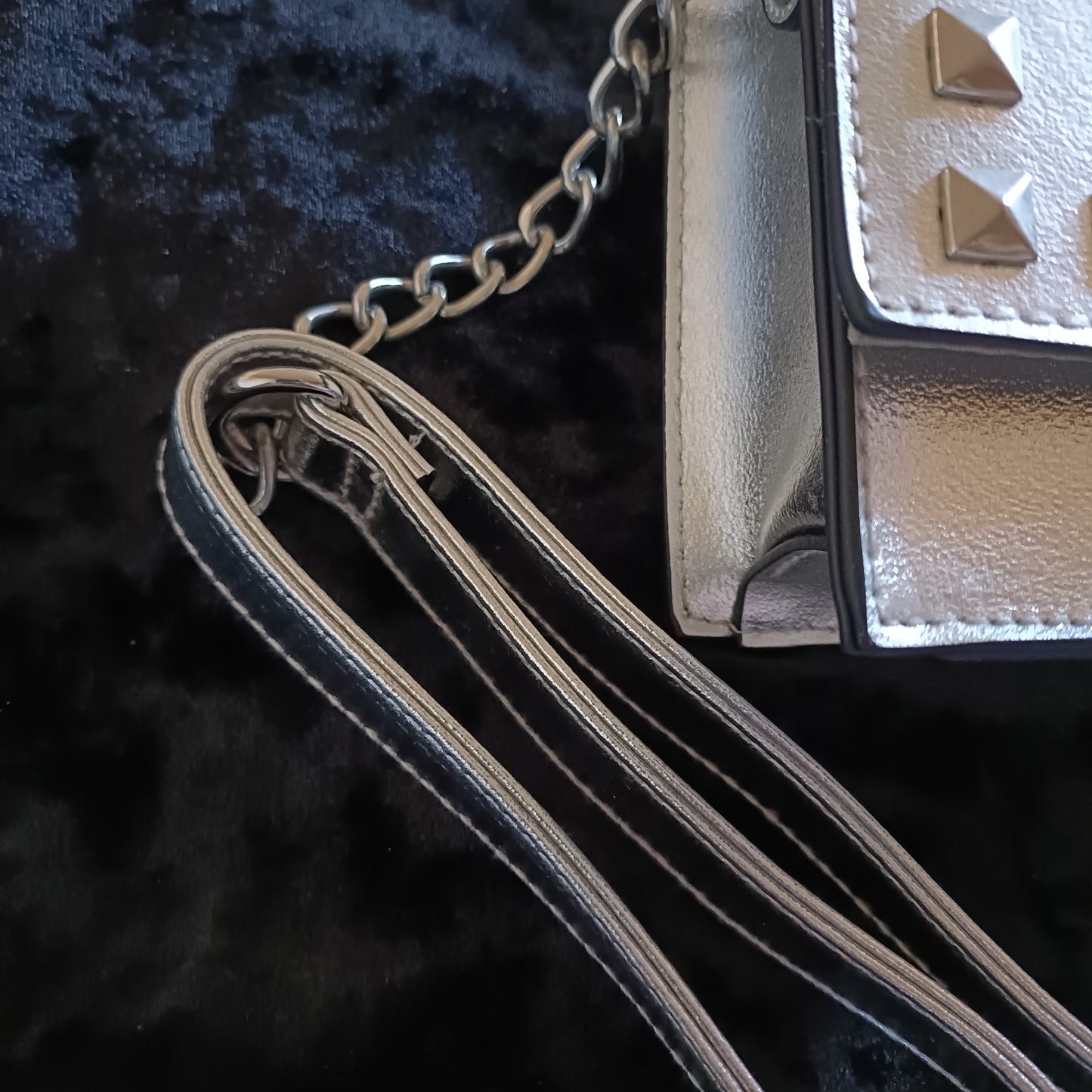 Silver Shoulder Bag