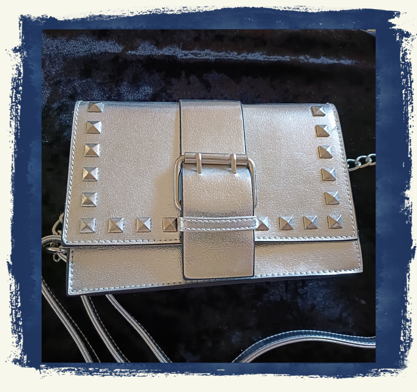 Silver Shoulder Bag