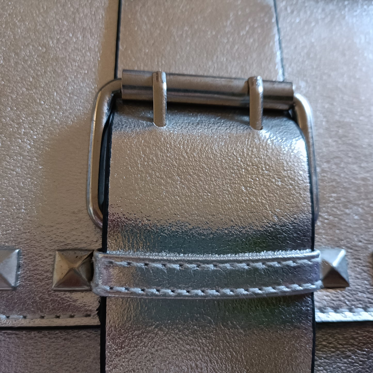 Silver Shoulder Bag