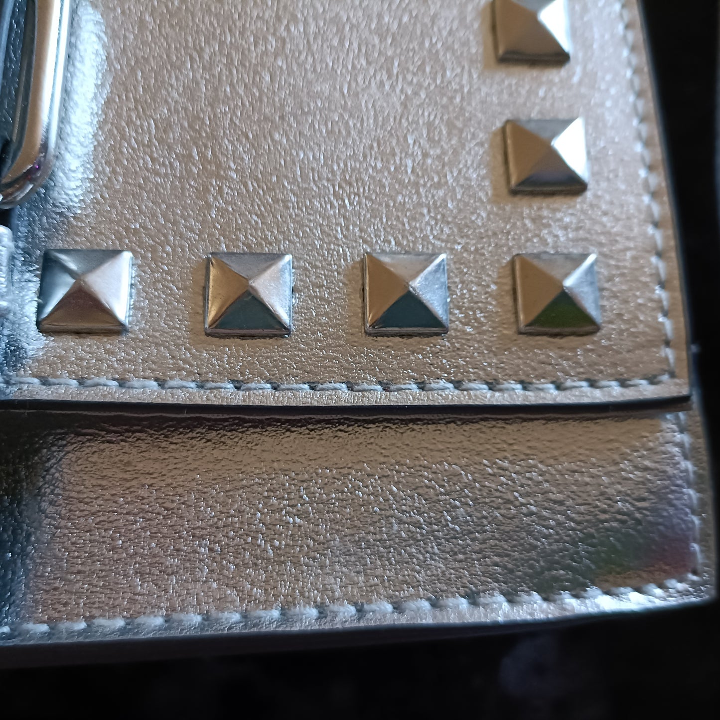 Silver Shoulder Bag