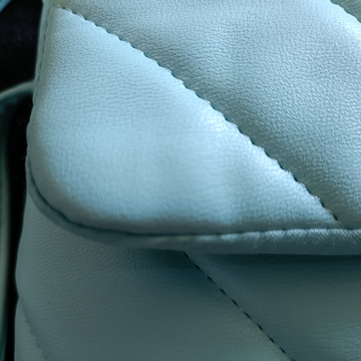 Mint Green Padded Shoulder Bag